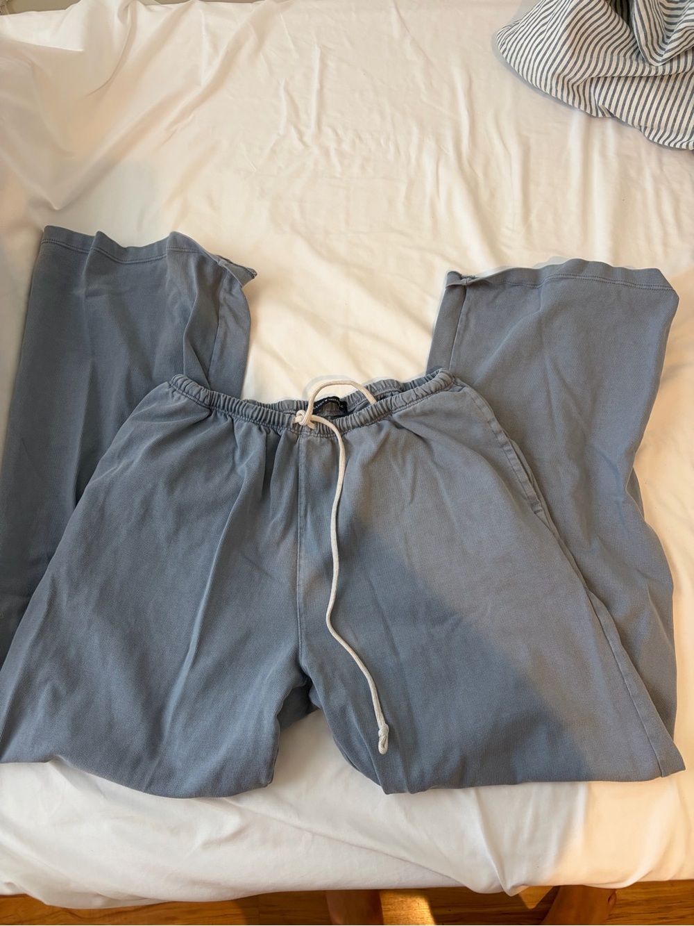 Wide leg sweatpants